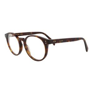 Celine Mens Round/Oval Havana Havana Transparent Fashion Designer Eyewear